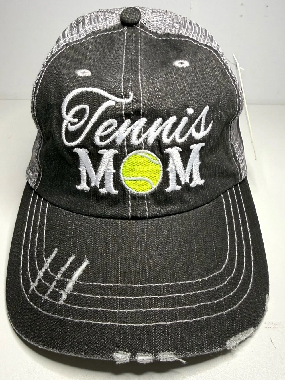 NWT Katydid Black and Gray Women’s Trucker Hat TENNIS MOM